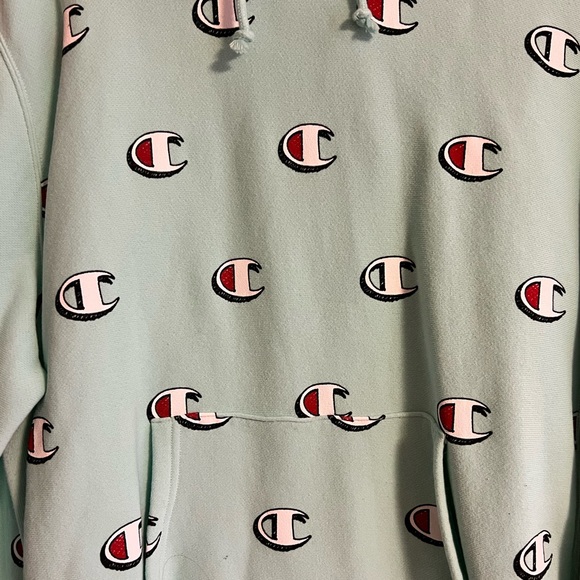 Never worn champion branded hoodie - Picture 3 of 3